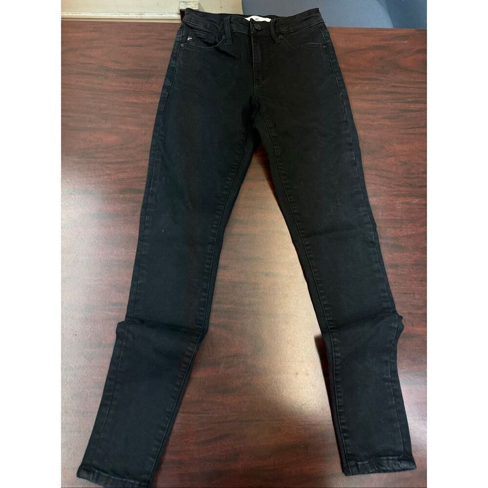 KanCan Black High Rise Ankle Skinny Black Jeans Size 1/24